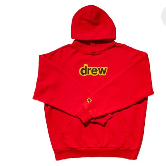 Drew House Secret Red Hoodie Drew House Secret Red Hoodie
